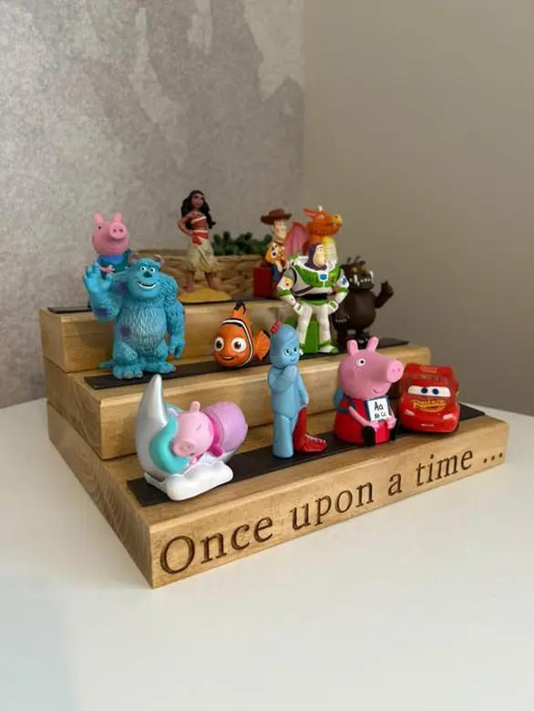 Small Engraved Tonies Character Shelf Stand The Rolling Cow