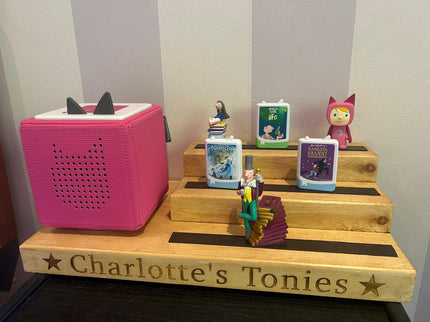 Tonies Box and Magnetic Character Shelf Stand The Rolling Cow