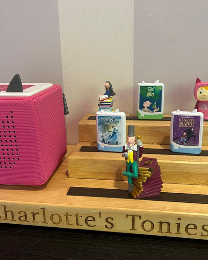 Tonies Box and Magnetic Character Shelf Stand The Rolling Cow
