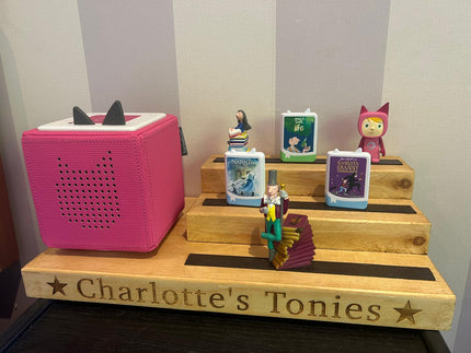 Tonies Box and Magnetic Character Shelf Stand The Rolling Cow