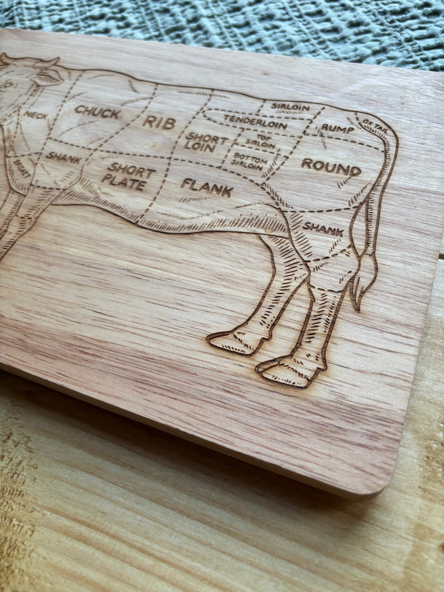 Butcher's Cow Chopping Board