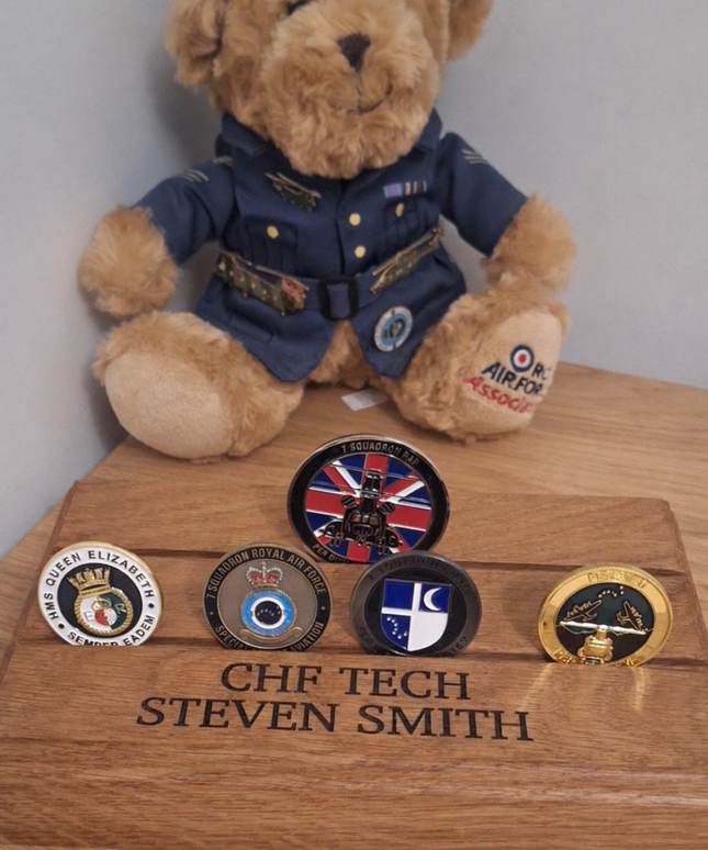 Personalised Oak Coin Memorabilia Display Stand