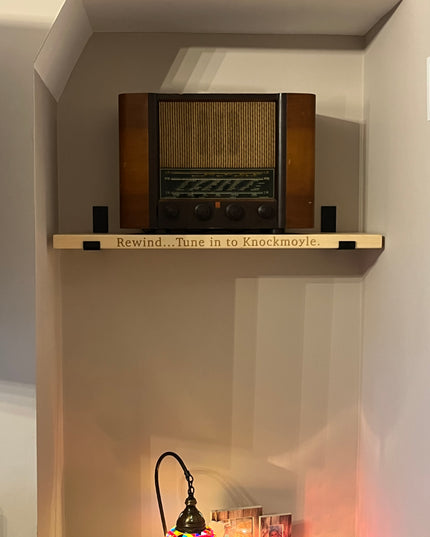 Personalised Rustic Wooden Shelf Shelves