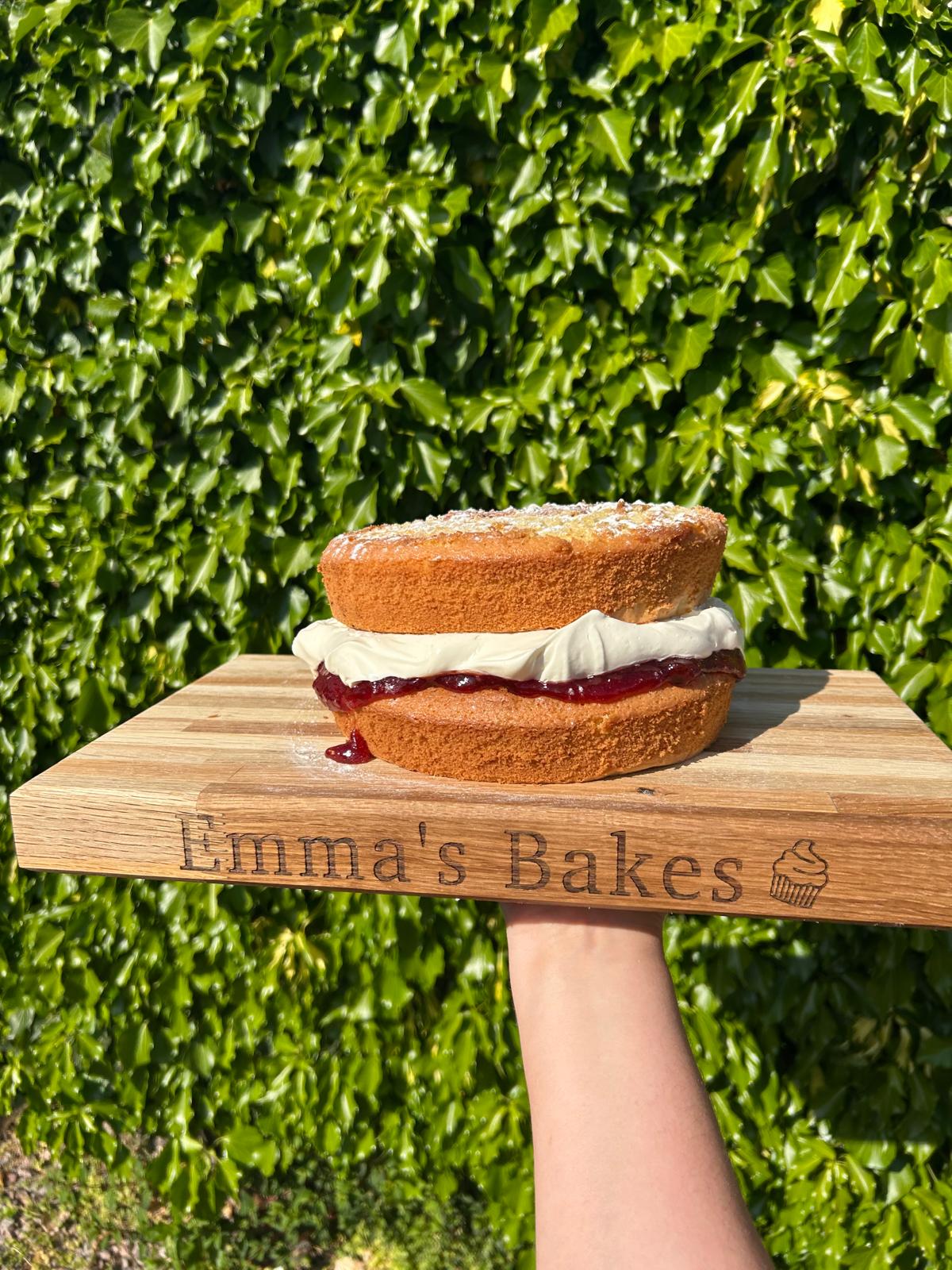 Engraved Oak Butchers Block Board