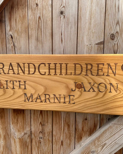 Family Members Name Sign The Rolling Cow