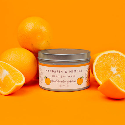 Mandarin & Mimosa Candle The Rolling Cow