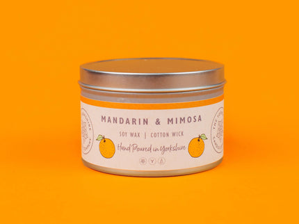 Mandarin & Mimosa Candle The Rolling Cow