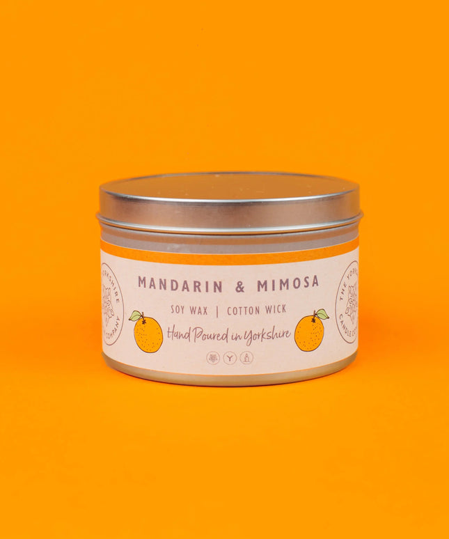Mandarin & Mimosa Candle The Rolling Cow