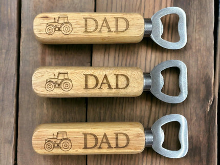 Wooden Father's Day Bottle Opener The Rolling Cow