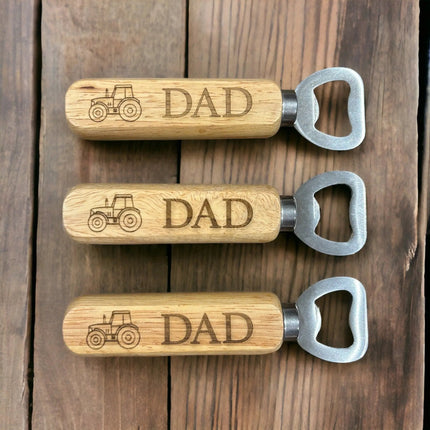 Wooden Father's Day Bottle Opener The Rolling Cow