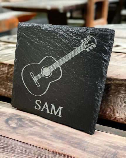 Personalised Slate Coaster The Rolling Cow