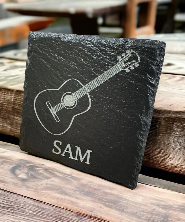 Personalised Slate Coaster The Rolling Cow